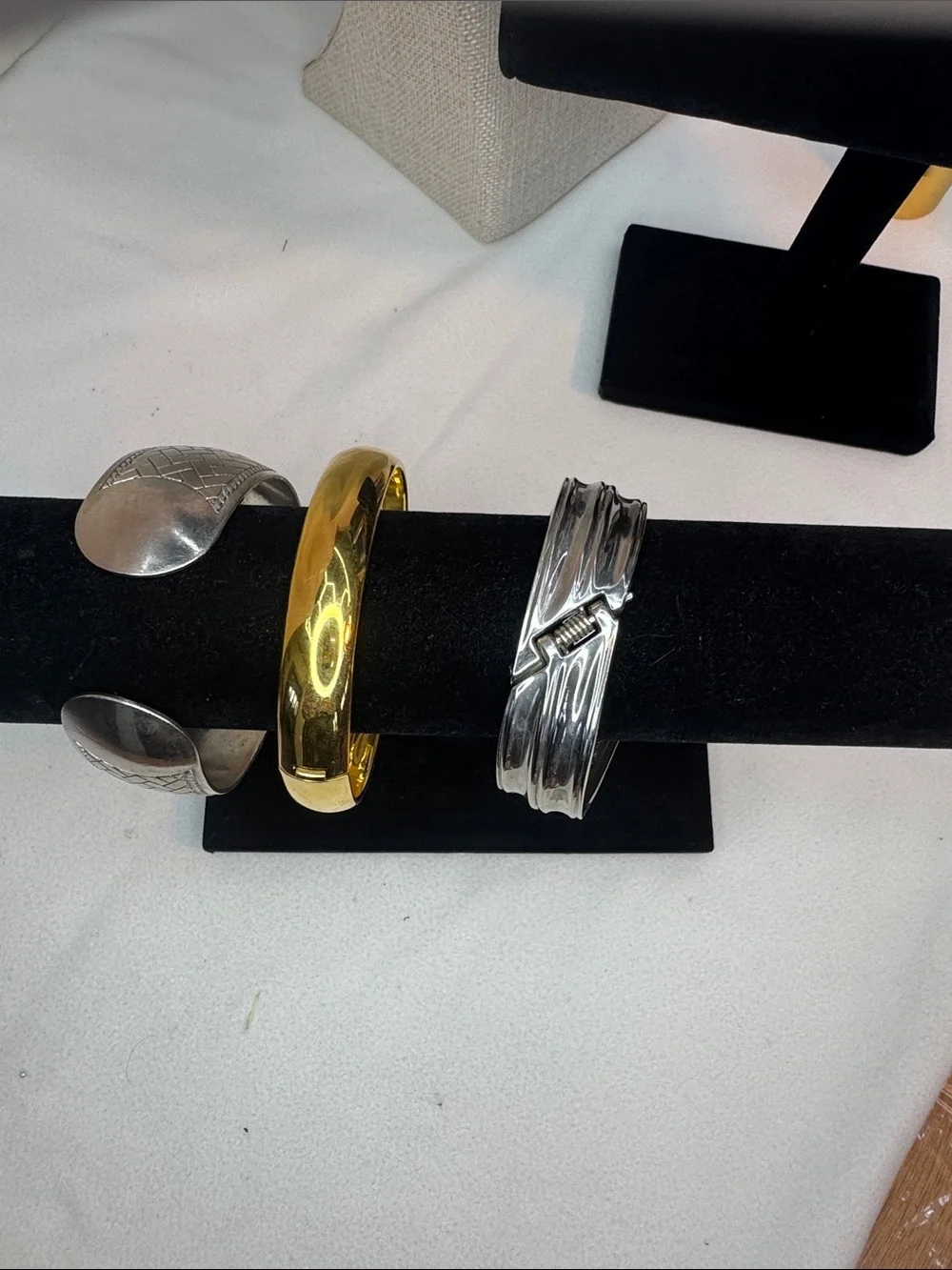 Gold-Tone and silver tone Cuff Bracelets - Polished Classic